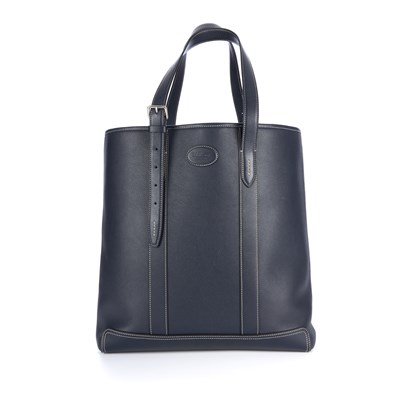 Lot 378 - Mulberry, a large blue leather tote, featuring...