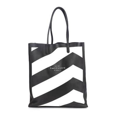 Lot 407 - Smythson, a leather tote, featuring a black...