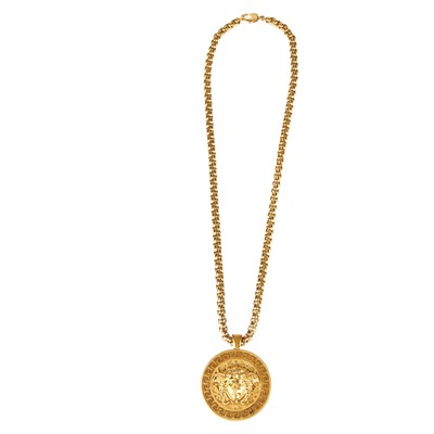 Lot 411 - Versace, a Medusa pendant, crafted from...