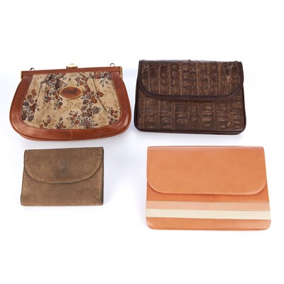 Lot 415 - Three vintage handbags and a vintage Fendi...