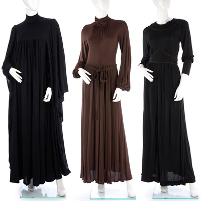 Lot 428 - Three full-length designer dresses, to include...