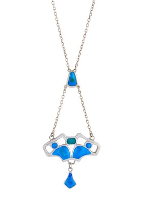 Lot 78 - Charles Horner, an Art Nouveau silver and...
