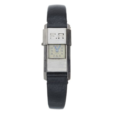 Lot 223 - Jaeger-LeCoultre, an Art Deco stainless steel...