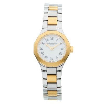 Lot 229 - Baume & Mercier, a stainless steel and 18ct...