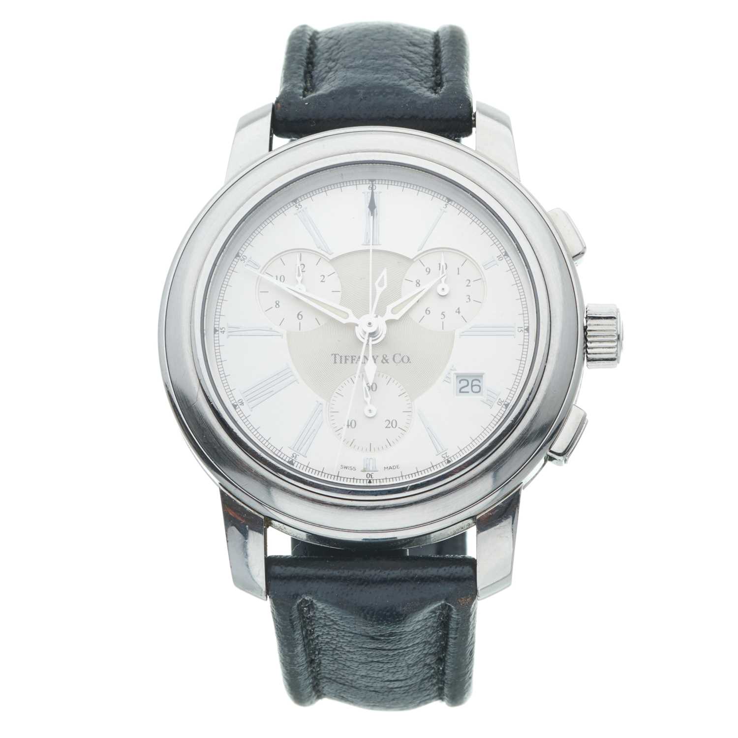 Lot 235 - Tiffany & Co., a stainless steel Mark Atlas...