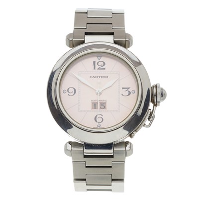 Lot 236 - Cartier, a stainless steel Pasha bracelet...