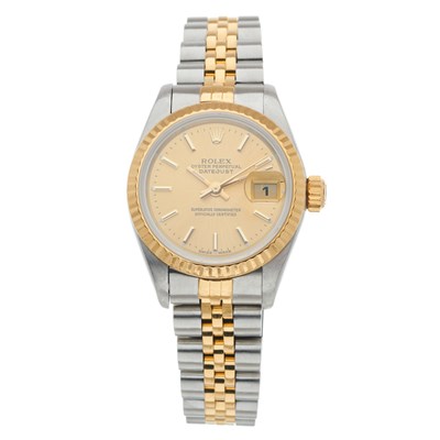 Lot 242 - Rolex, a stainless steel and 18ct gold Oyster...