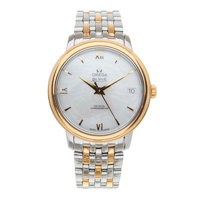 Lot 248 - Omega, a stainless steel and 18ct gold De...