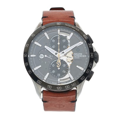 Lot 253 - Baume & Mercier, a limited edition stainless...