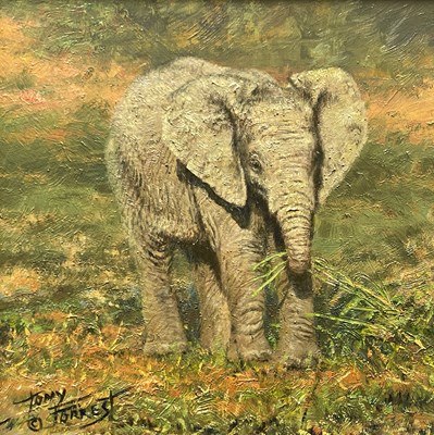 Lot 375 - Tony Forrest (British, 1961), elephant in the...