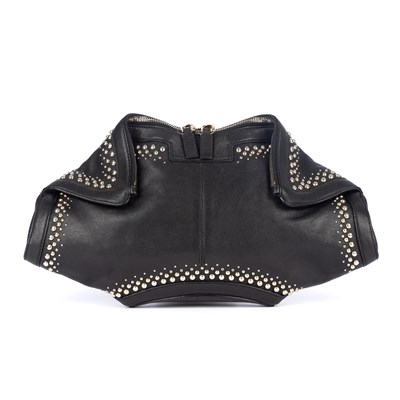 Lot 264 - Alexander McQueen, a studded De Manta clutch,...