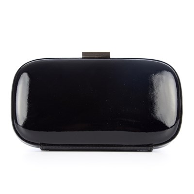 Lot 266 - Anya Hindmarch, a black patent leather box...