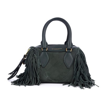 Lot 284 - Burberry, a Prorsum Fringe Mini Bee handbag,...
