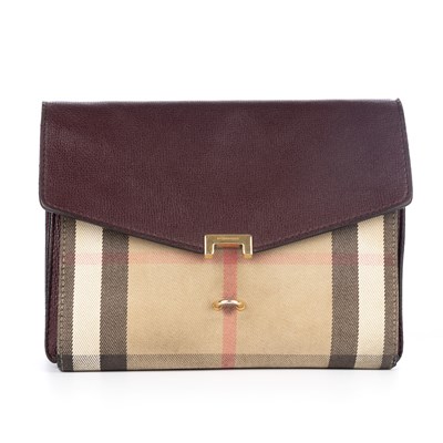 Lot 288 - Burberry, a Macken House Check crossbody...