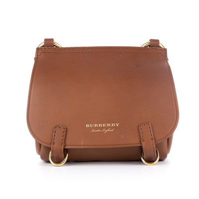 Lot 289 - Burberry, a small crossbody saddle bag,...