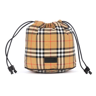 Lot 290 - Burberry, a drawstring bag, crafted from the...