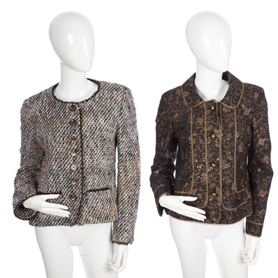 Lot 299 - Caroline Charles, two ladies jackets, to...