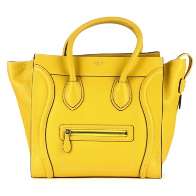 Lot 302 - Celine, a Mini Luggage tote, designed with a...