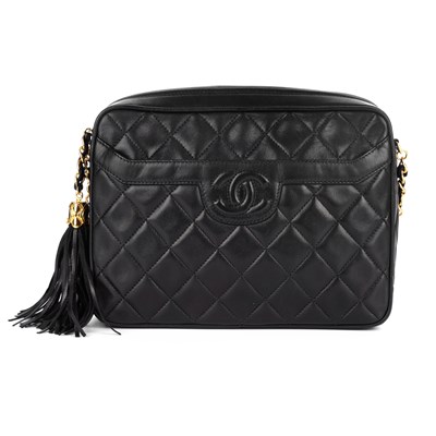 Lot 308 - Chanel, a vintage Front Pocket camera bag,...