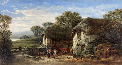 Lot 385 - William Pitt (British, act. 1851-1890), 'Farm...