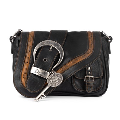 Lot 337 - Christian Dior, a small Gaucho saddle bag,...