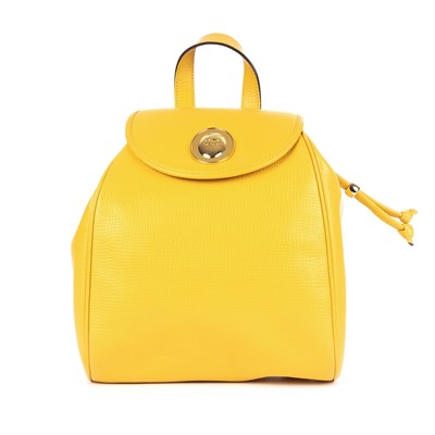 Lot 341 - Christian Dior, a vintage yellow leather...