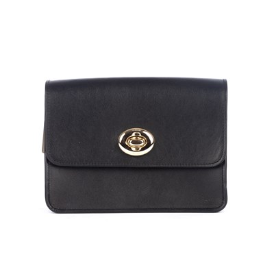 Lot 350 - Coach, a small flap crossbody bag, crafted...