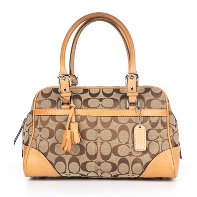 Lot 352 - Coach, a monogram handbag, designed with the...