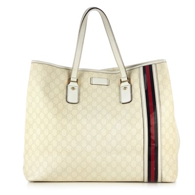 Lot 372 - Gucci, a large Supreme Web tote, crafted from...