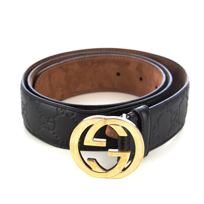 Lot 376 - Gucci, a Guccissima belt, crafted from the...