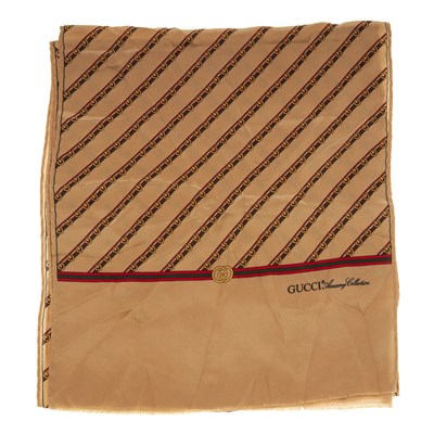Lot 379 - Gucci, an Accessory Collection long silk scarf,...