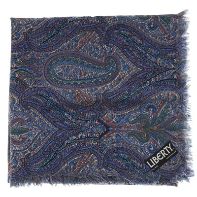 Lot 402 - Liberty of London, a large square wool scarf,...