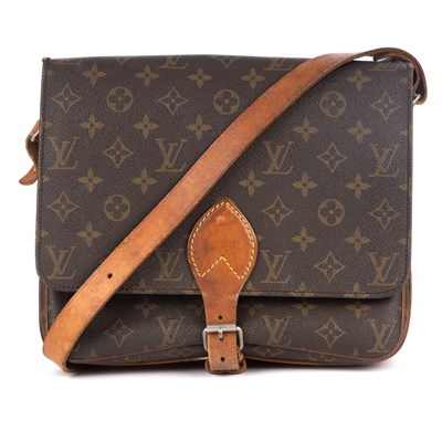 Lot 415 - Louis Vuitton, a vintage monogram Cartouchiere...
