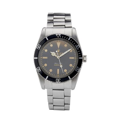 Lot 276 - Rolex, an early stainless steel Oyster Perpetual Submariner James Bond bracelet watch