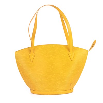 Lot 440 - Louis Vuitton, a yellow epi St Jacques GM...