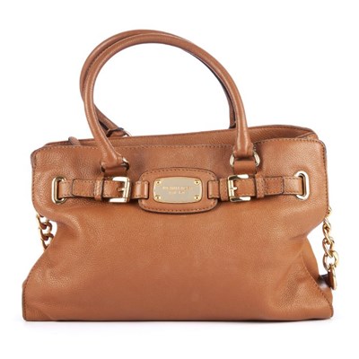 Lot 458 - Michael Kors, a tan leather Hamilton handbag,...