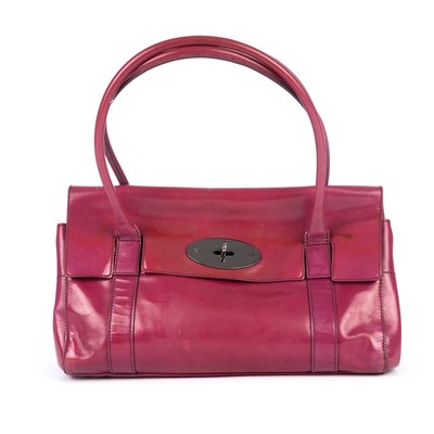Lot 466 - Mulberry, a patent leather Bayswater handbag,...