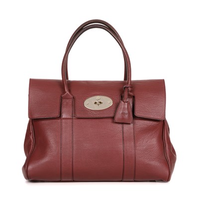 Lot 416 - Mulberry, a burgundy Bayswater handbag,...