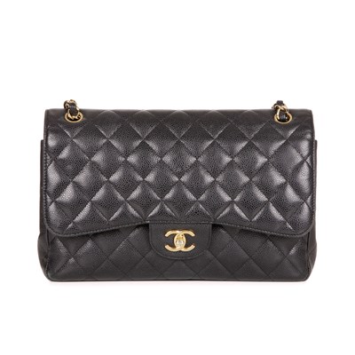 Lot 311 - Chanel, a Jumbo Classic Double Flap handbag,...