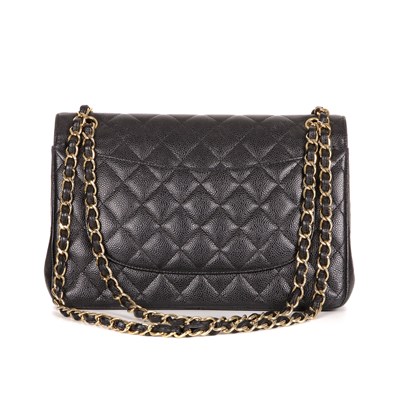 Lot 311 - Chanel, a Jumbo Classic Double Flap handbag,...