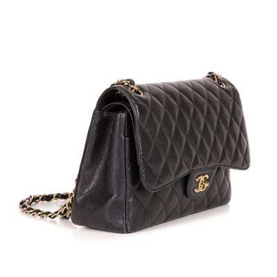 Lot 311 - Chanel, a Jumbo Classic Double Flap handbag,...