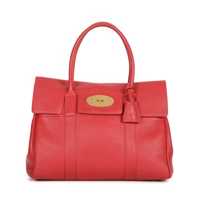 Lot 412 - Mulberry, a red Bayswater handbag, crafted...