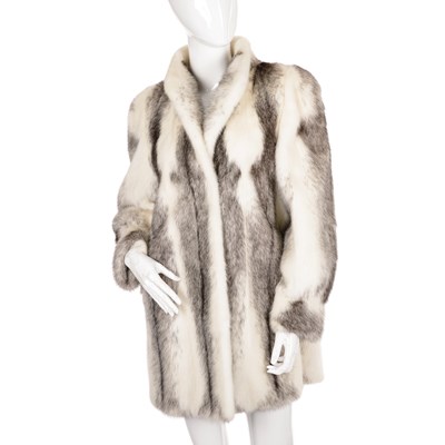 Lot 488 - Saga, a Kohinoor marble mink jacket, designed...