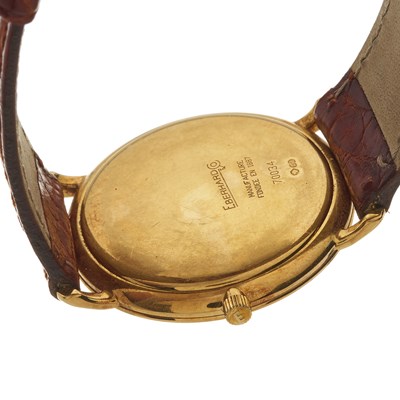 Lot 236 - Eberhard, an 18ct gold date wrist watch