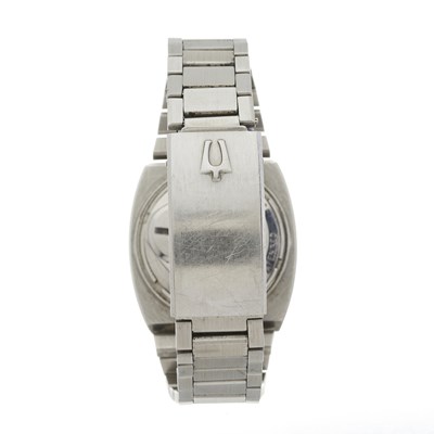Lot 213 - Bulova, an Accutron Spaceview bracelet watch