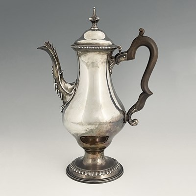 Lot 230 - An early George III silver coffee pot, of...