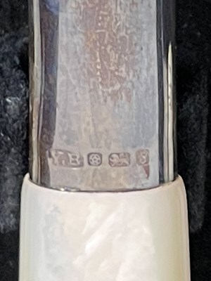 Lot 469 - G. Lorenzi, set of six mother of pearl shell...