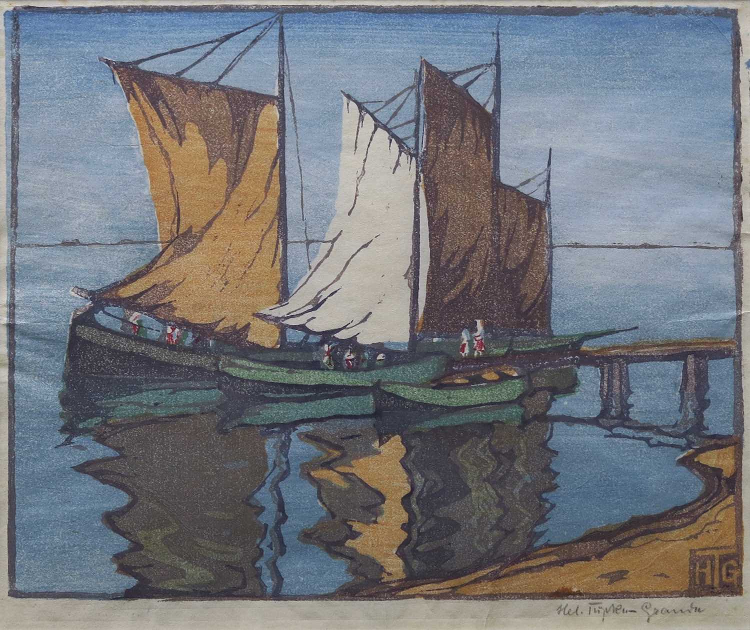 Lot 224 - Helen Tupke-Grande (German, 1871-1946),...