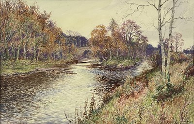 Lot 338 - David Waterson (Scottish, 1870-1954), 'Autumn...