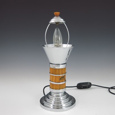 Lot 570 - Carver Craft, an Art Deco bakelite and chrome...
